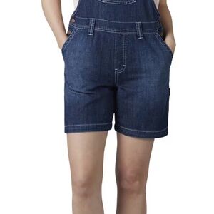 Dickies Dark Denim Overalls Shorts XL